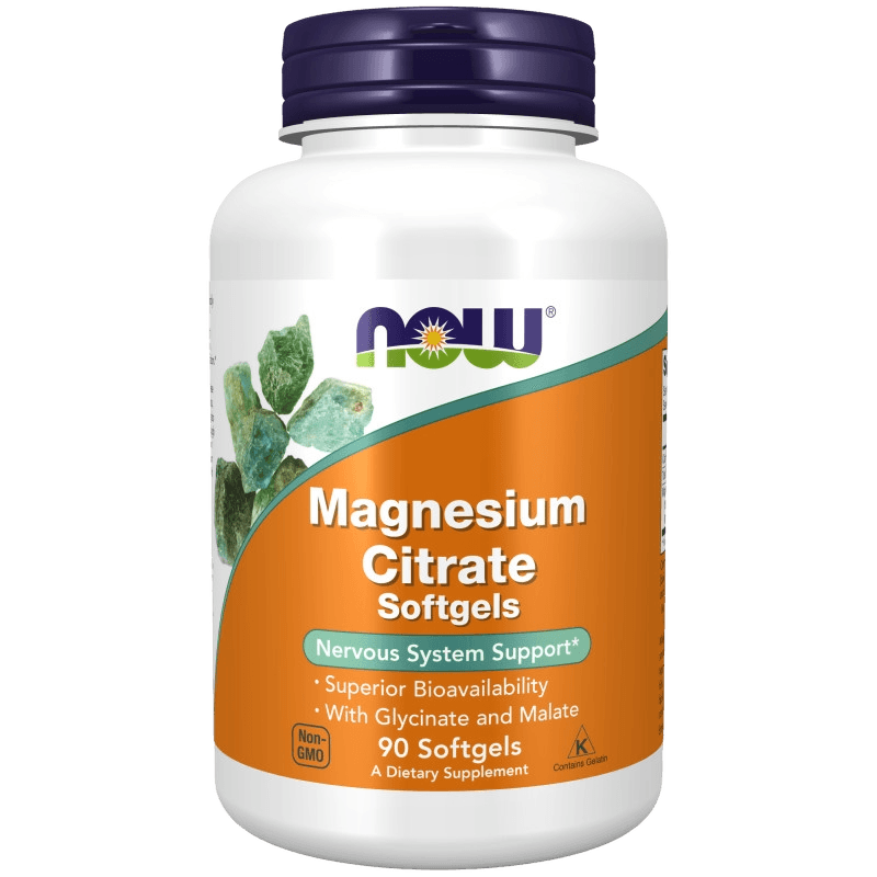 Магния цитрат (NOW Magnesium Citrate), капс. №90