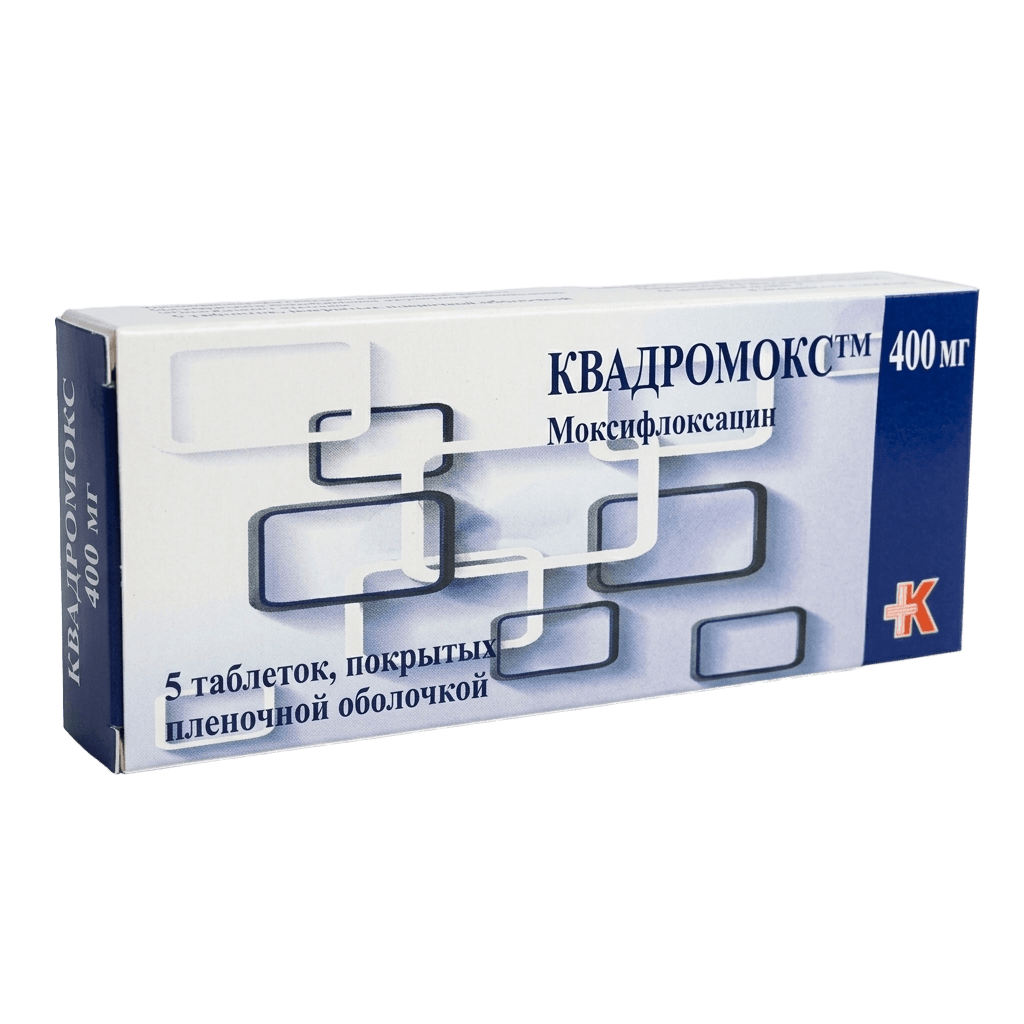 Квадромокс, 400 мг, таб. №5