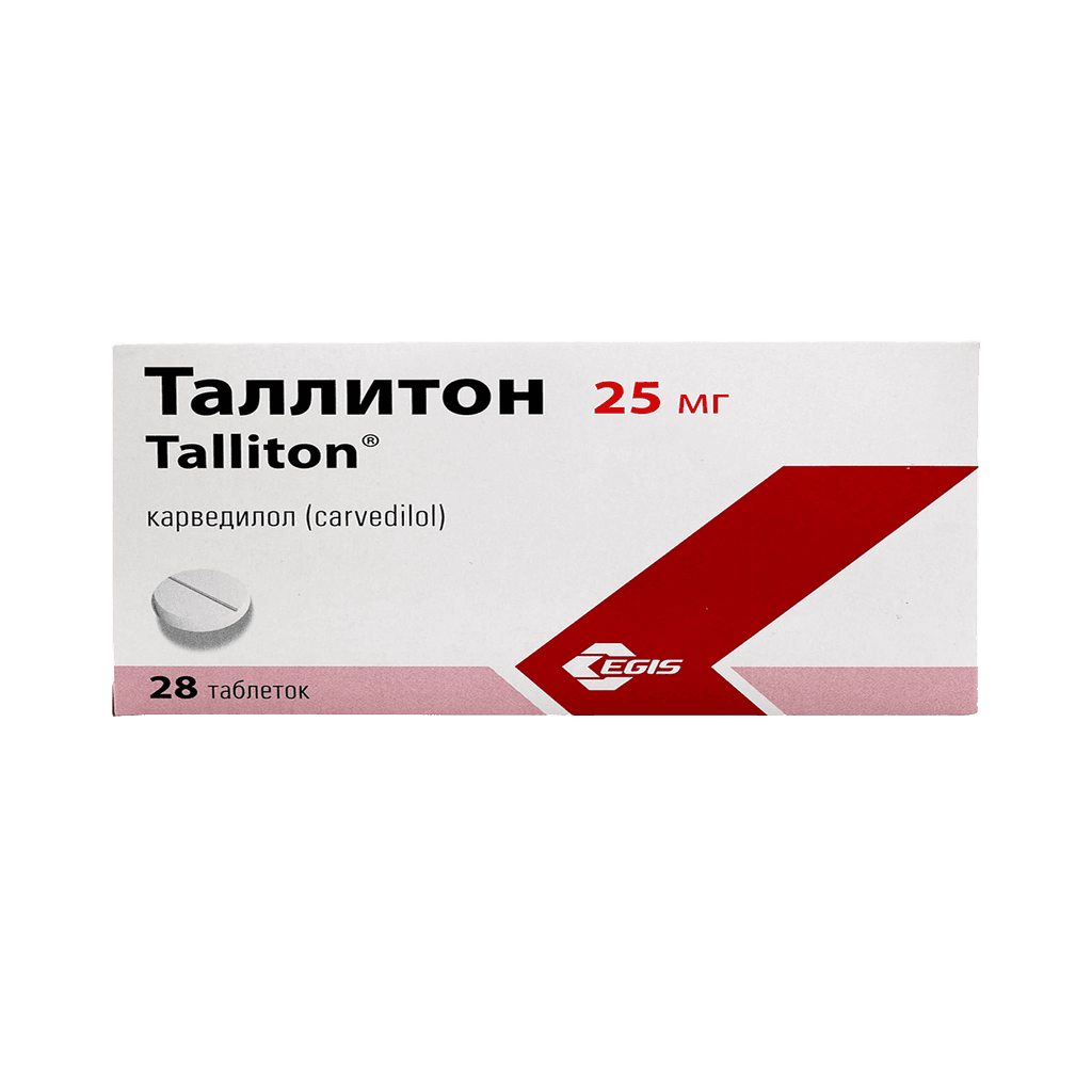 Таллитон, 25 мг, таб. №28