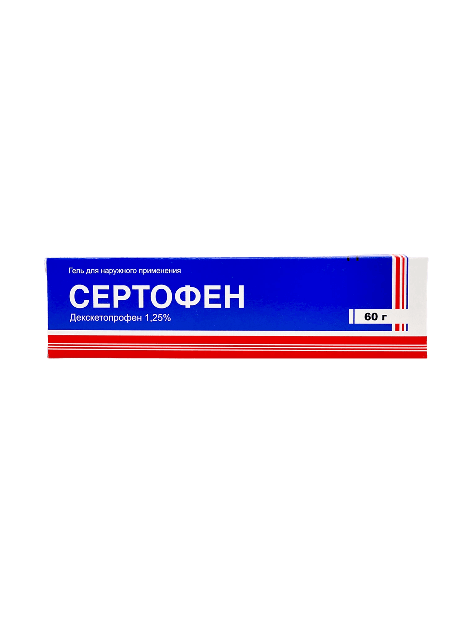 Сертофен, 1,25%, 60 г, гель