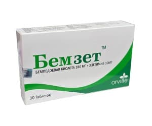 Бемзет, 180 мг-10 мг, таб. №30