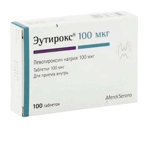 Эутирокс, 100 мкг, таб. №100