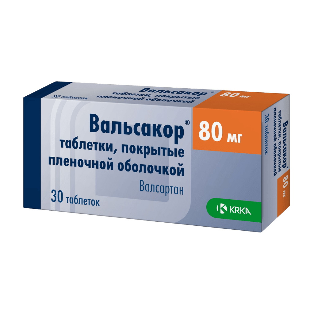 Вальсакор, 80 мг, таб. №20