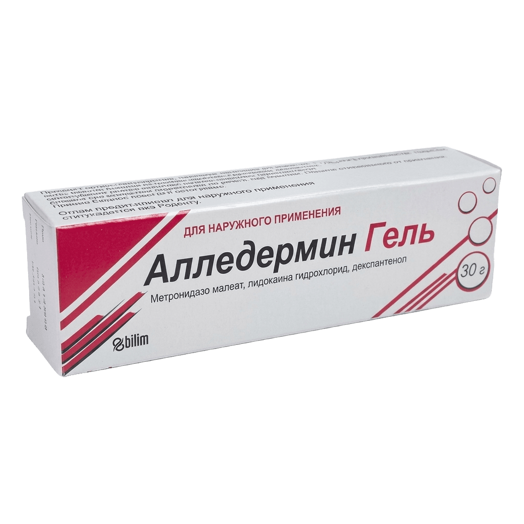 Алледермин, 30 г, гель