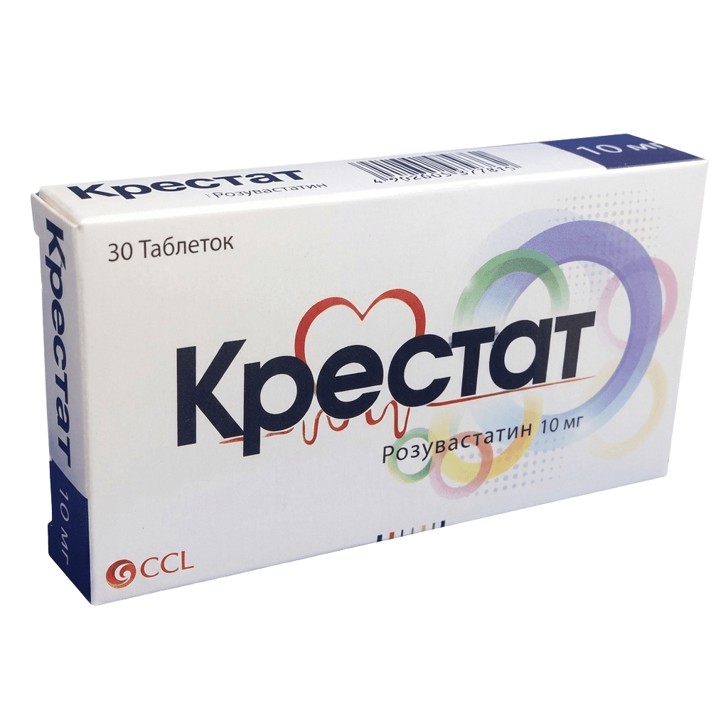 Крестат, 10 мг, таб. №30