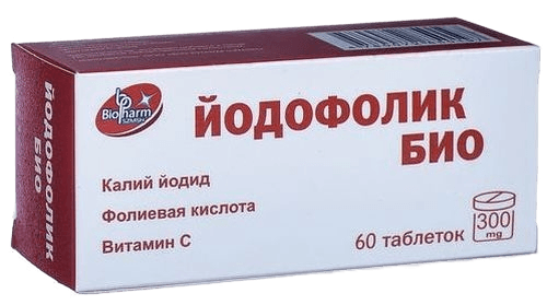 Йодофолик-Био, 300 мг, таб. №30