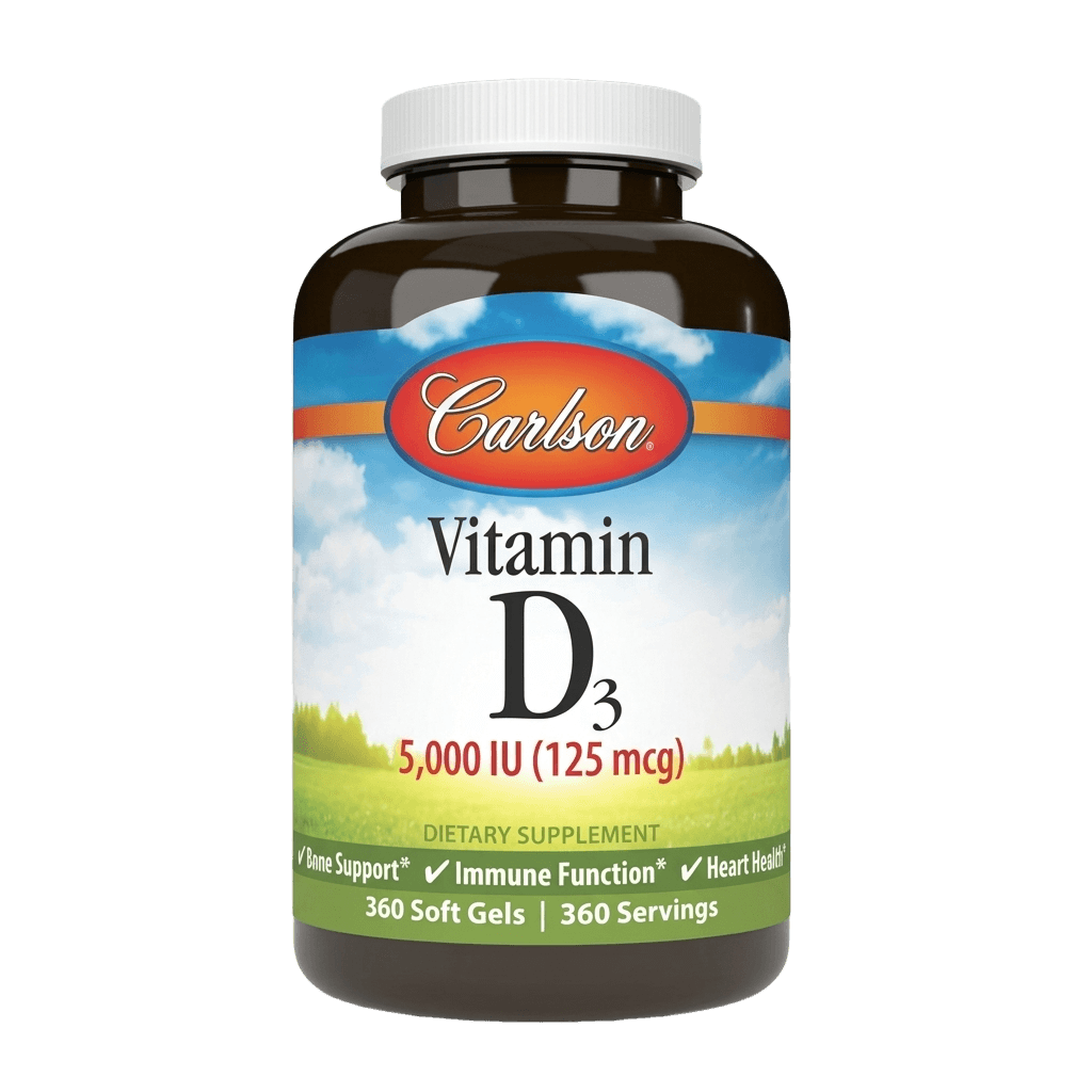 Витамин Д3 (Carlson Vitamin D3), 125 мкг/5000 МЕ, капс. №360