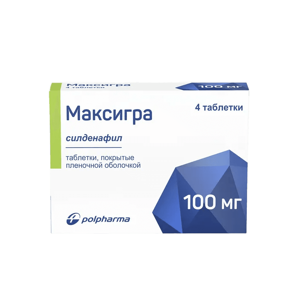 Максигра, 100 мг, таб. №4