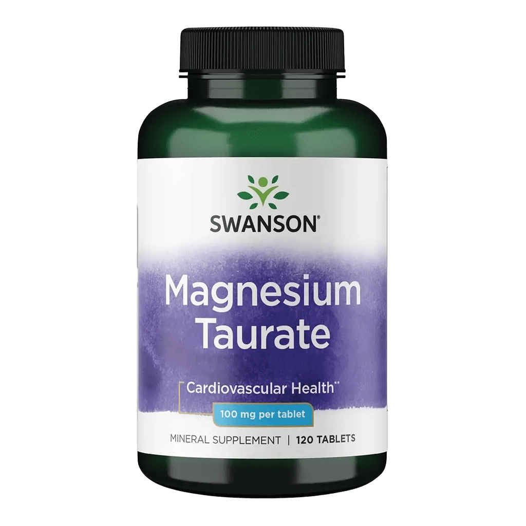 Магний таурат (Swanson Magnesium Taurate), 100 мг, таб. №120