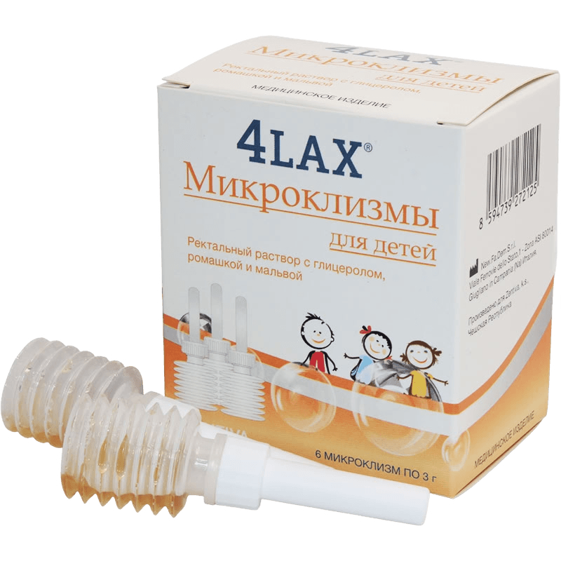 Микроклизмы для дет. 4Lax, 3 г, №6