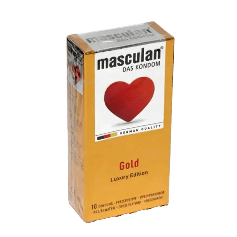 Презервативы Masculan Gold Luxury Edition, №10 (ванили)