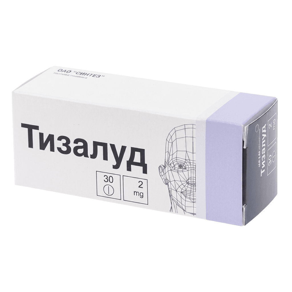 Тизалуд, 2 мг, таб. №30