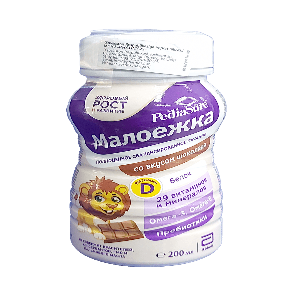 Семилак PediaSure Малоежка, 200 мл (шоколад)