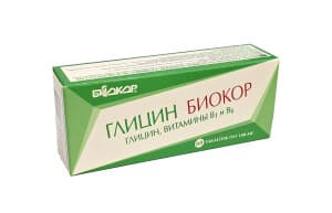 Глицин Биокор, 180 мг, таб. №60