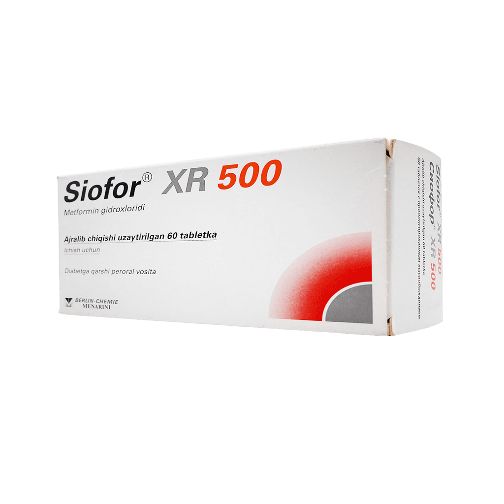 Сиофор XR, 500 мг, таб. №60