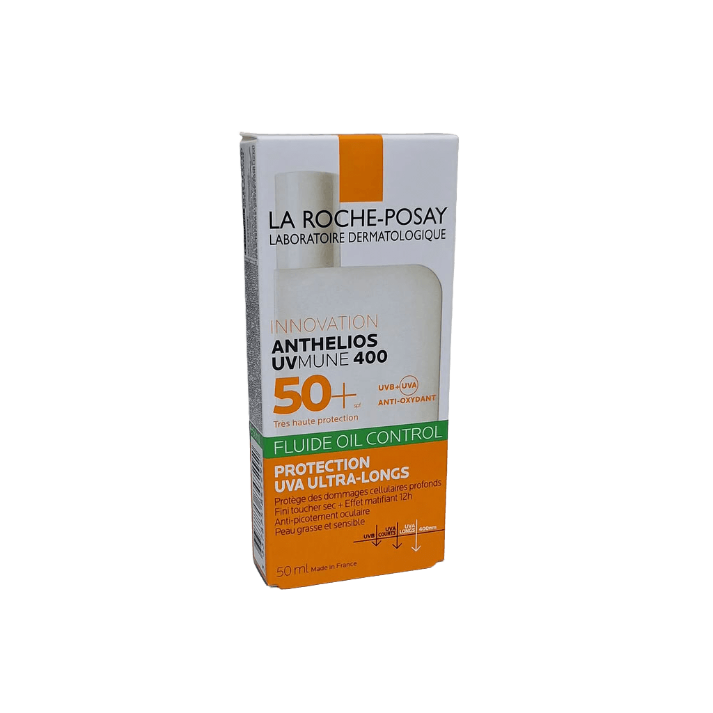 Flyuid Matiruyushchiy Solntsezashchitnyy dlya litsa La Roche-Posay SPF 50+, 50 ml