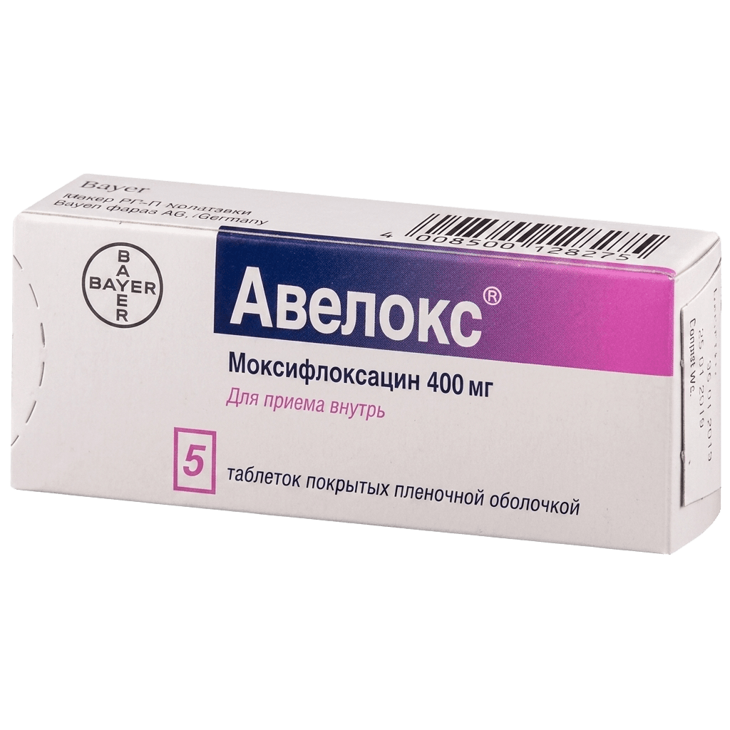 Авелокс, 400 мг, таб. №5