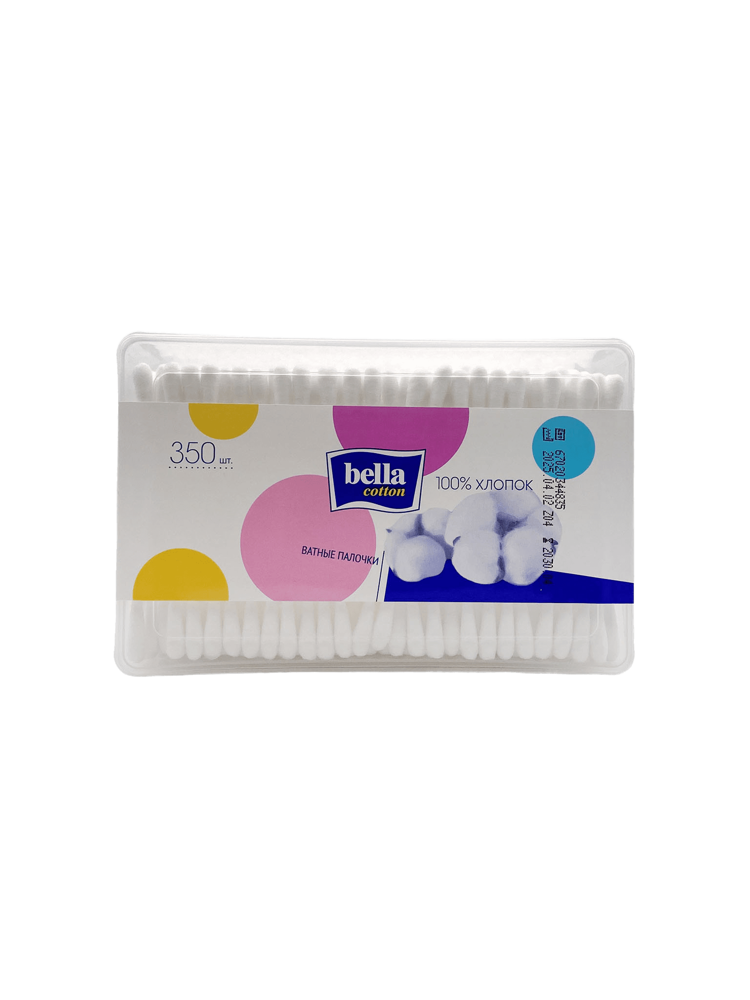 Vatnye palochki Bella Cotton, №350 (kvadratnyy up)
