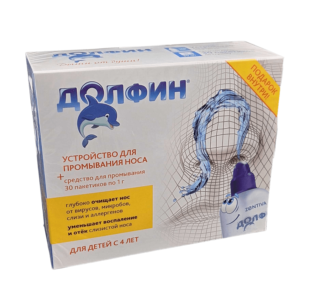 Долфин, 1 г, пакетики №30+ флак. 120 мл