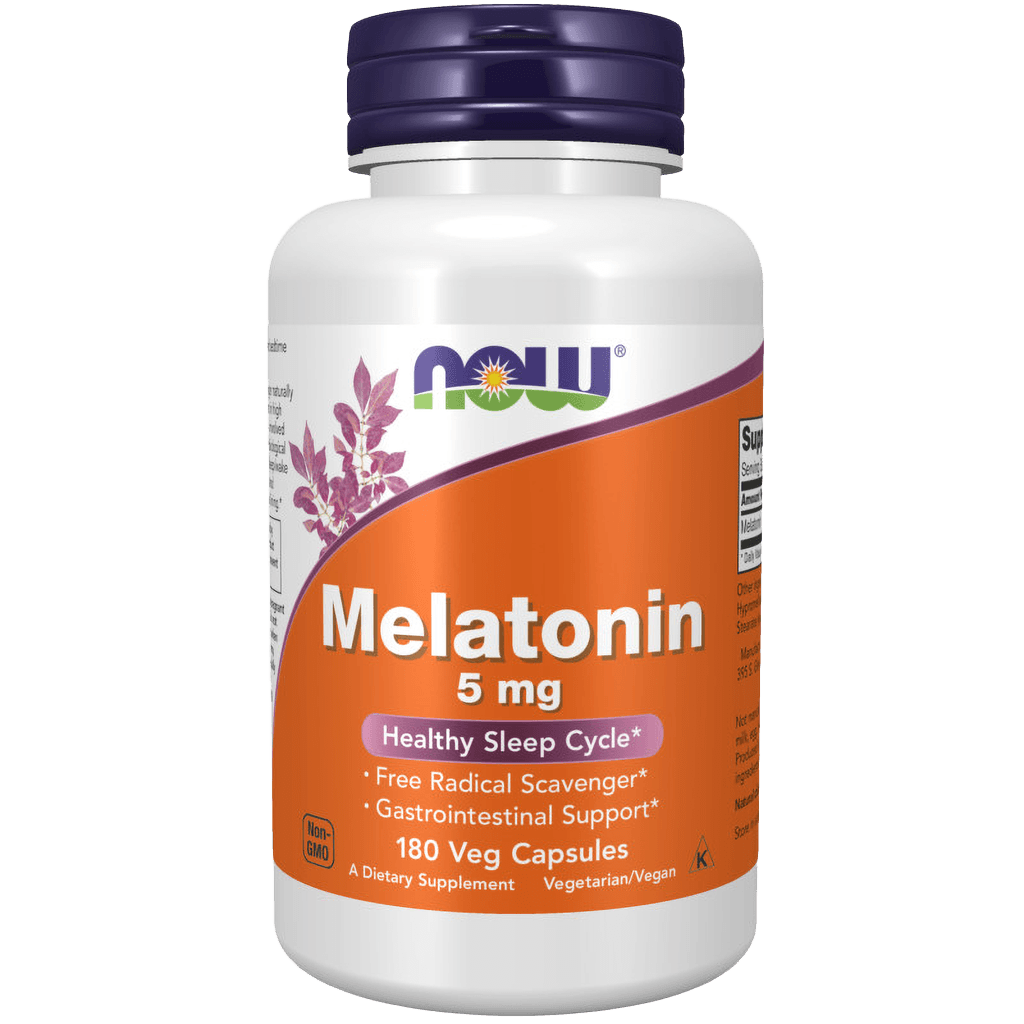 Мелатонин (NOW Melatonin), 5 мг, капс. №180