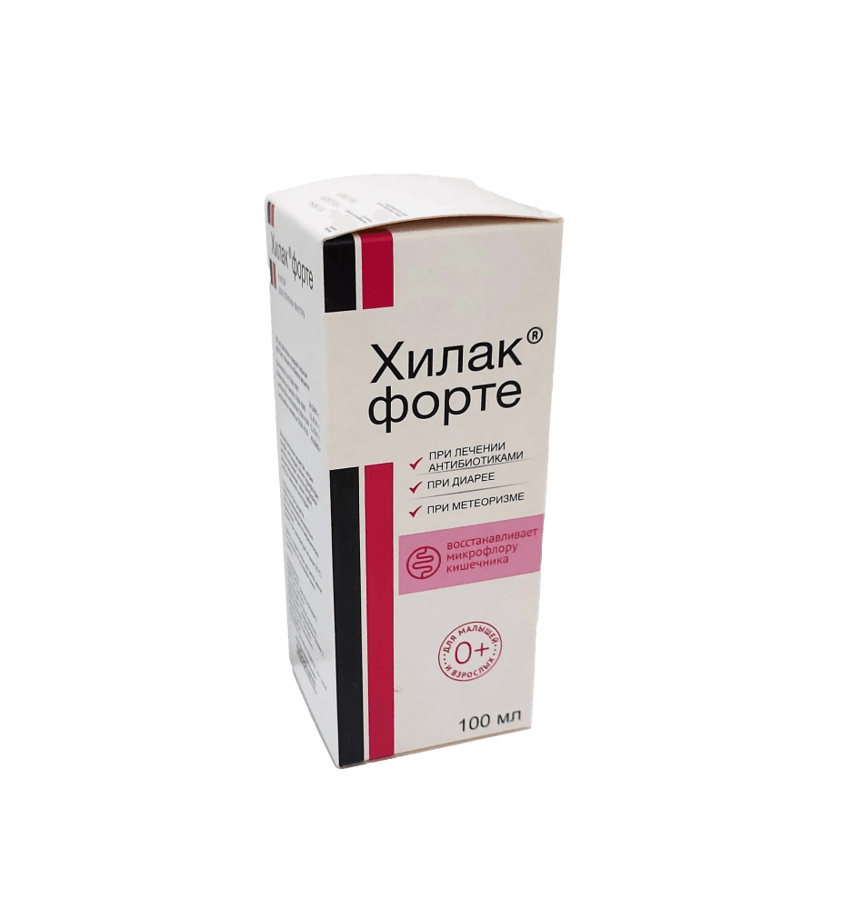 Хилак Форте, 100 мл, капли.