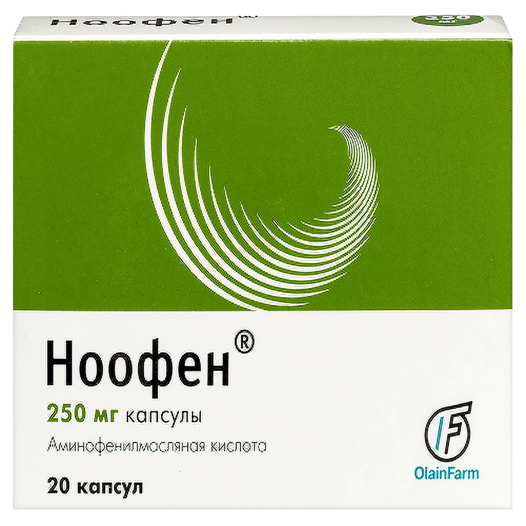 Ноофен, 250 мг, таб. №20