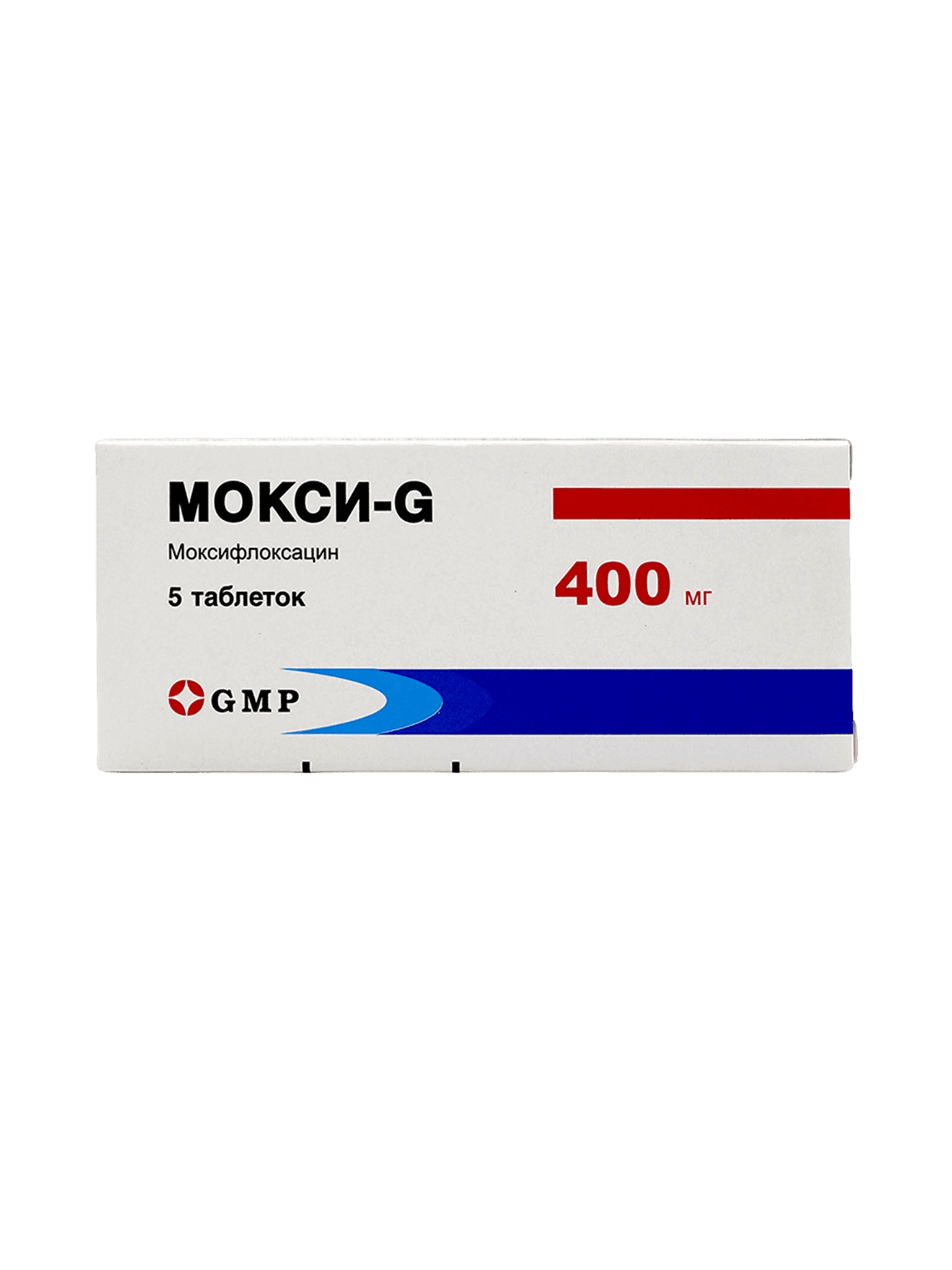 Мокси-G, 400 мг, таб. №5