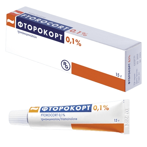 Фторокорт, 0,1%, 15 г, мазь