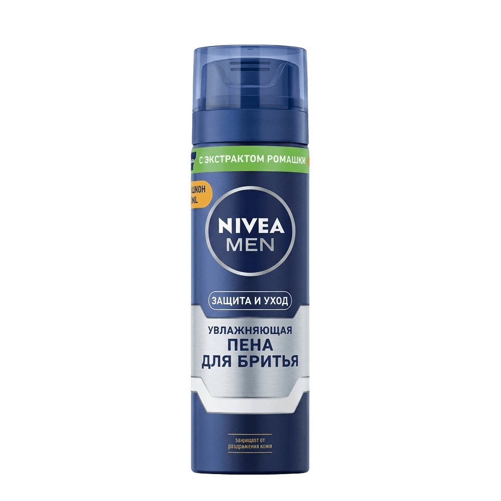 Пена для бритья Увлажняющая Nivea Men, 200 мл