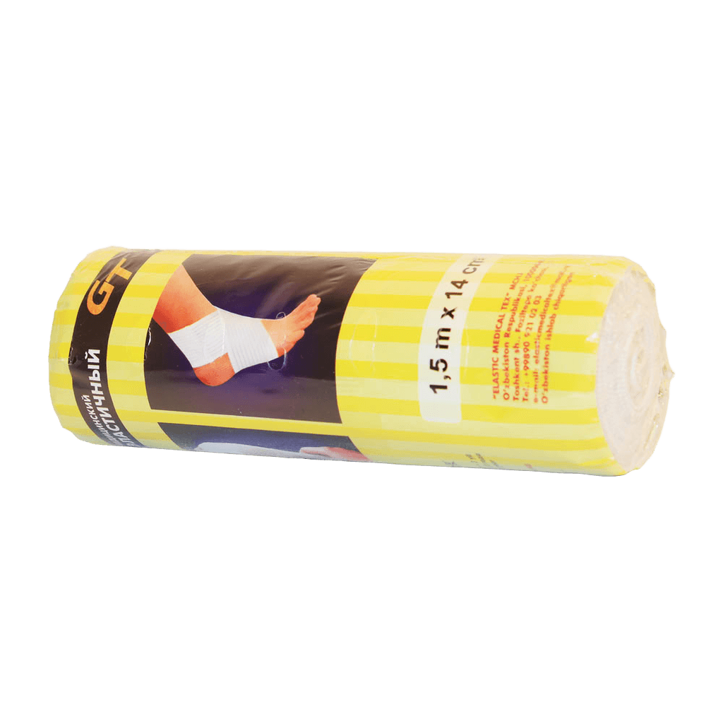Бинт мед. эластичный GT, 8 см х 1,5 м