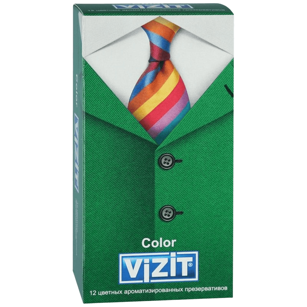 Презервативы Vizit Color, №12 (ароматизированные)