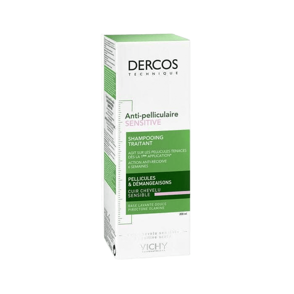 Шампунь против перхоти для чувствительный кожи Vichy Dercos Anticaspa Sensitive, 390 мл