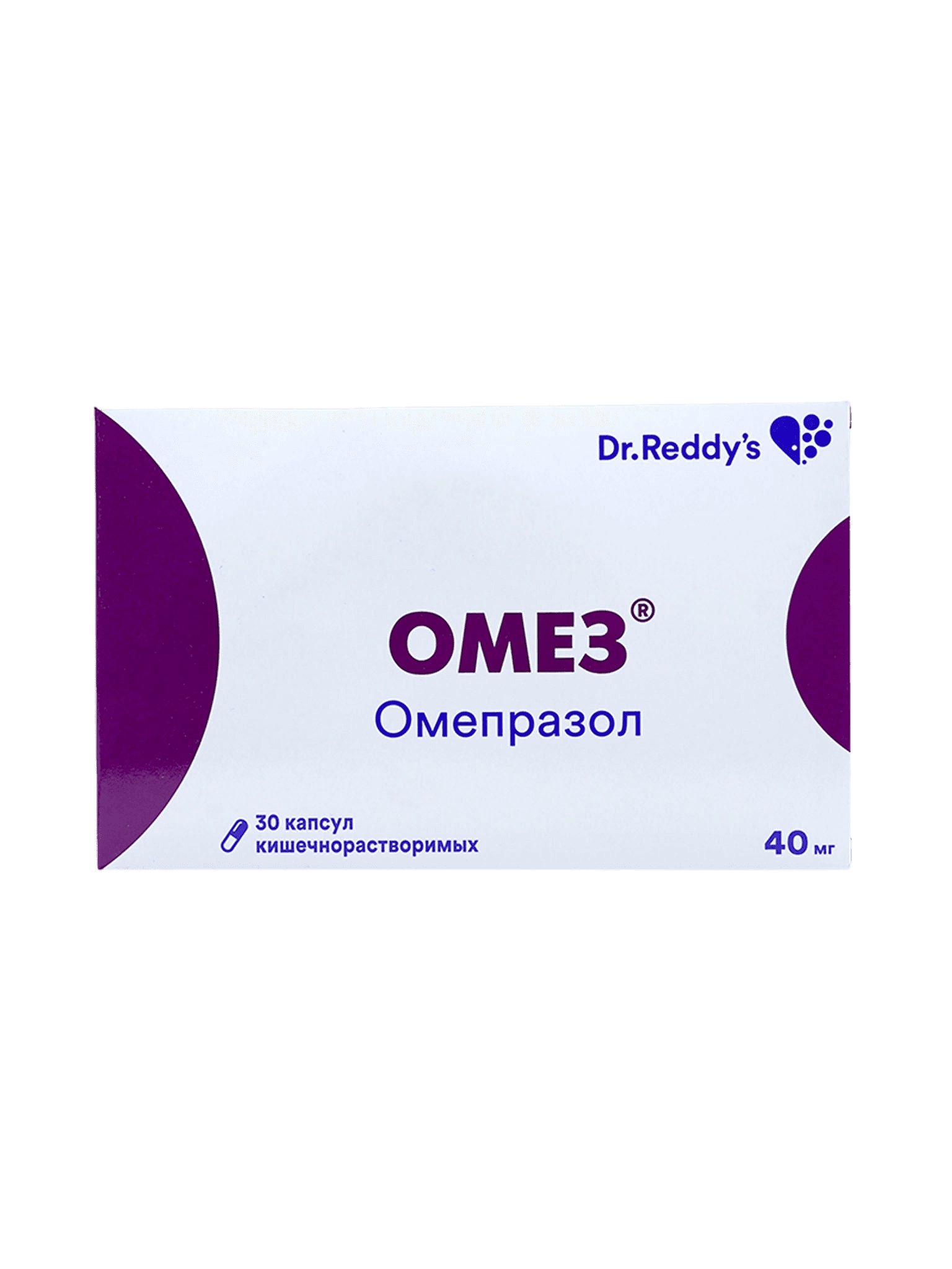 Омез, 40 мг, капс. №28