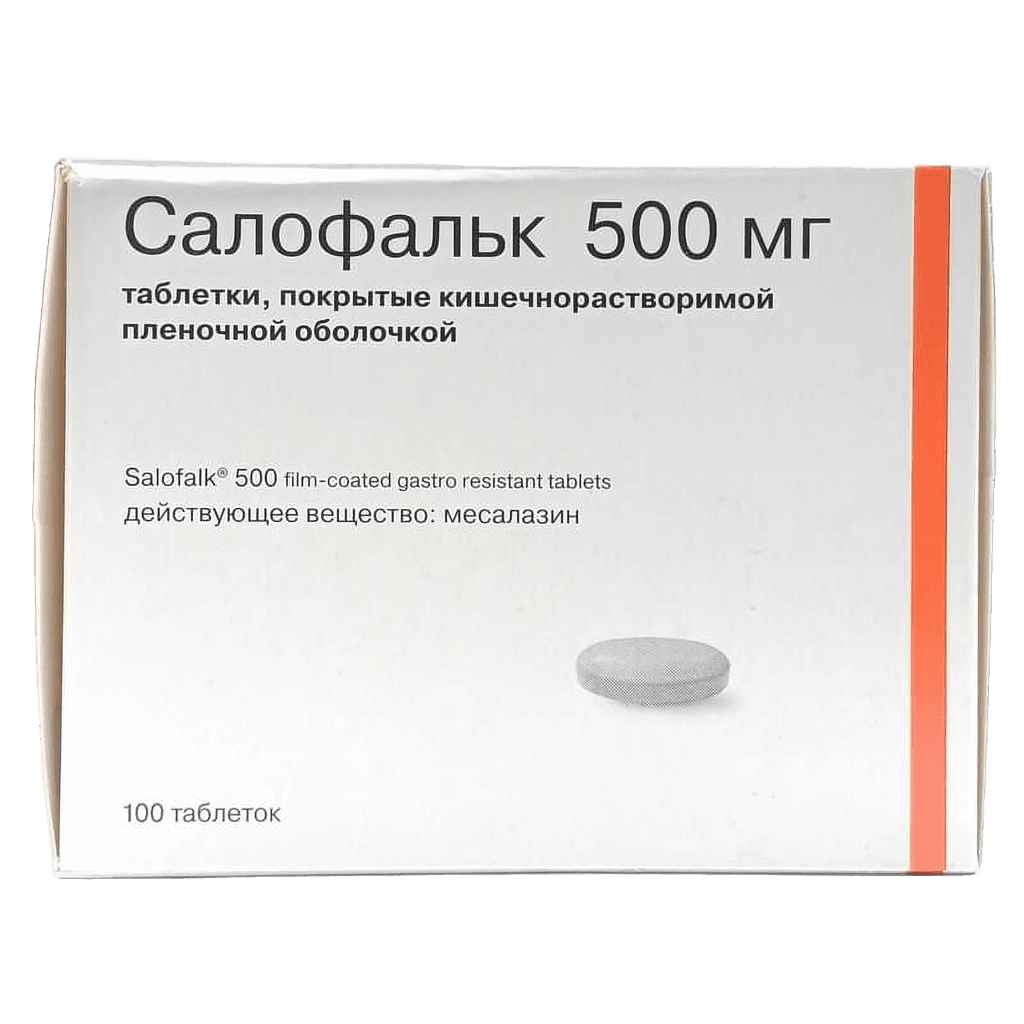 Салофальк, 500 мг, таб. №100
