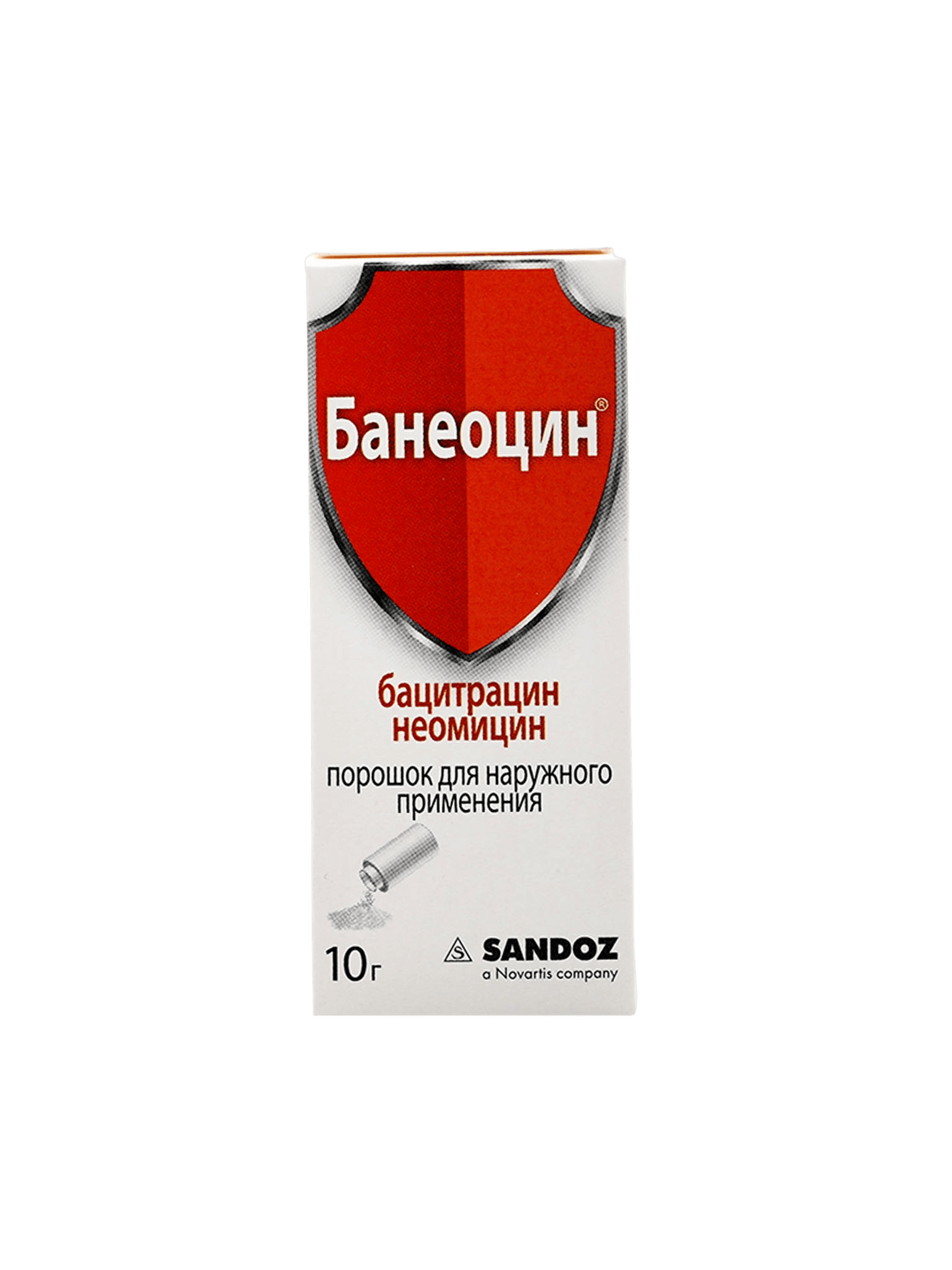 Банеоцин, 250 МЕ/5000 МЕ, порошок 10 г