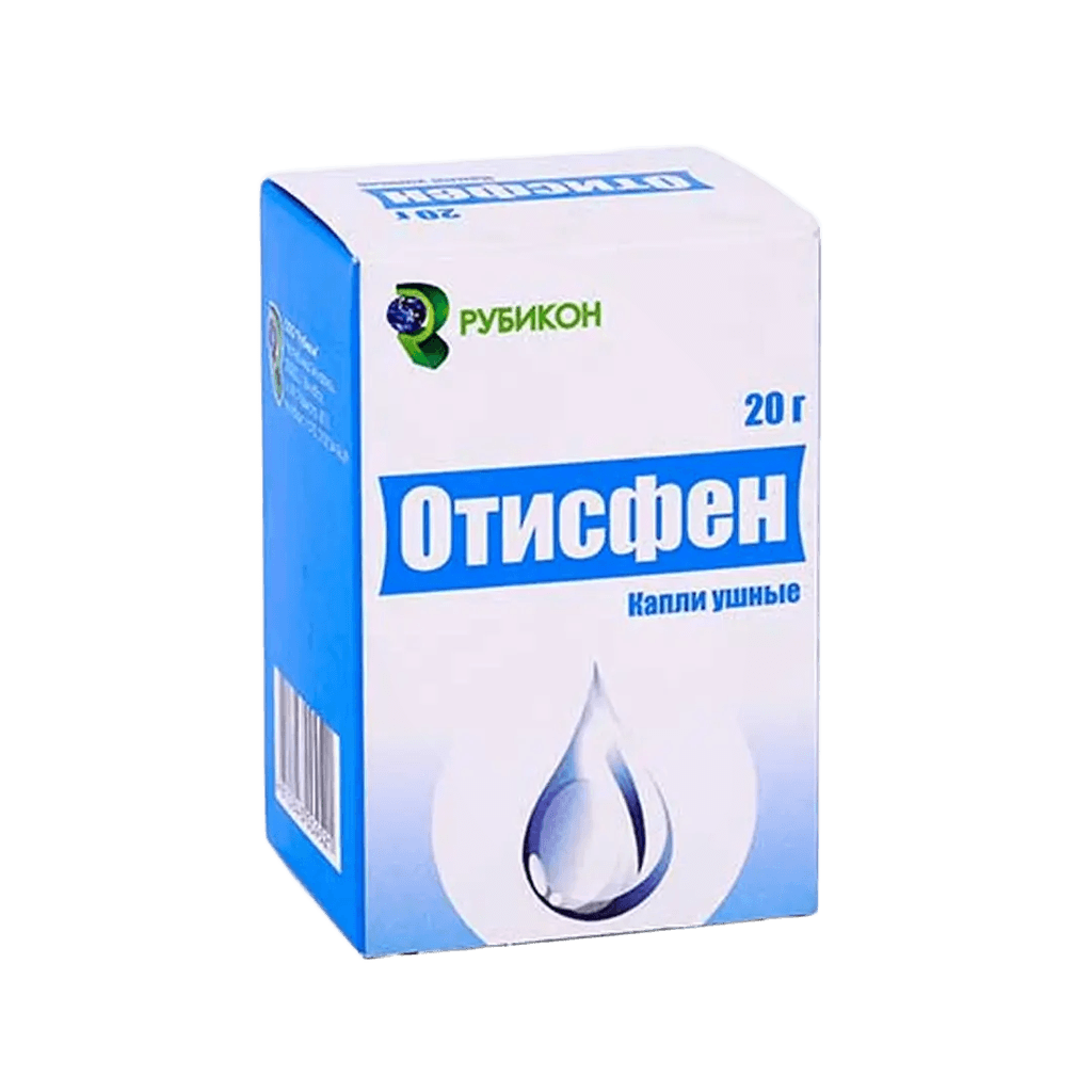 Отисфен, 20 г, капли ушные