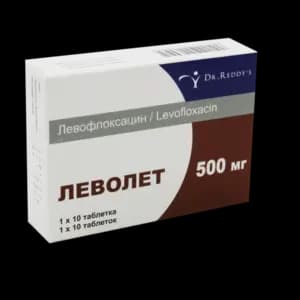 Леволет, 500 мг, таб. №10
