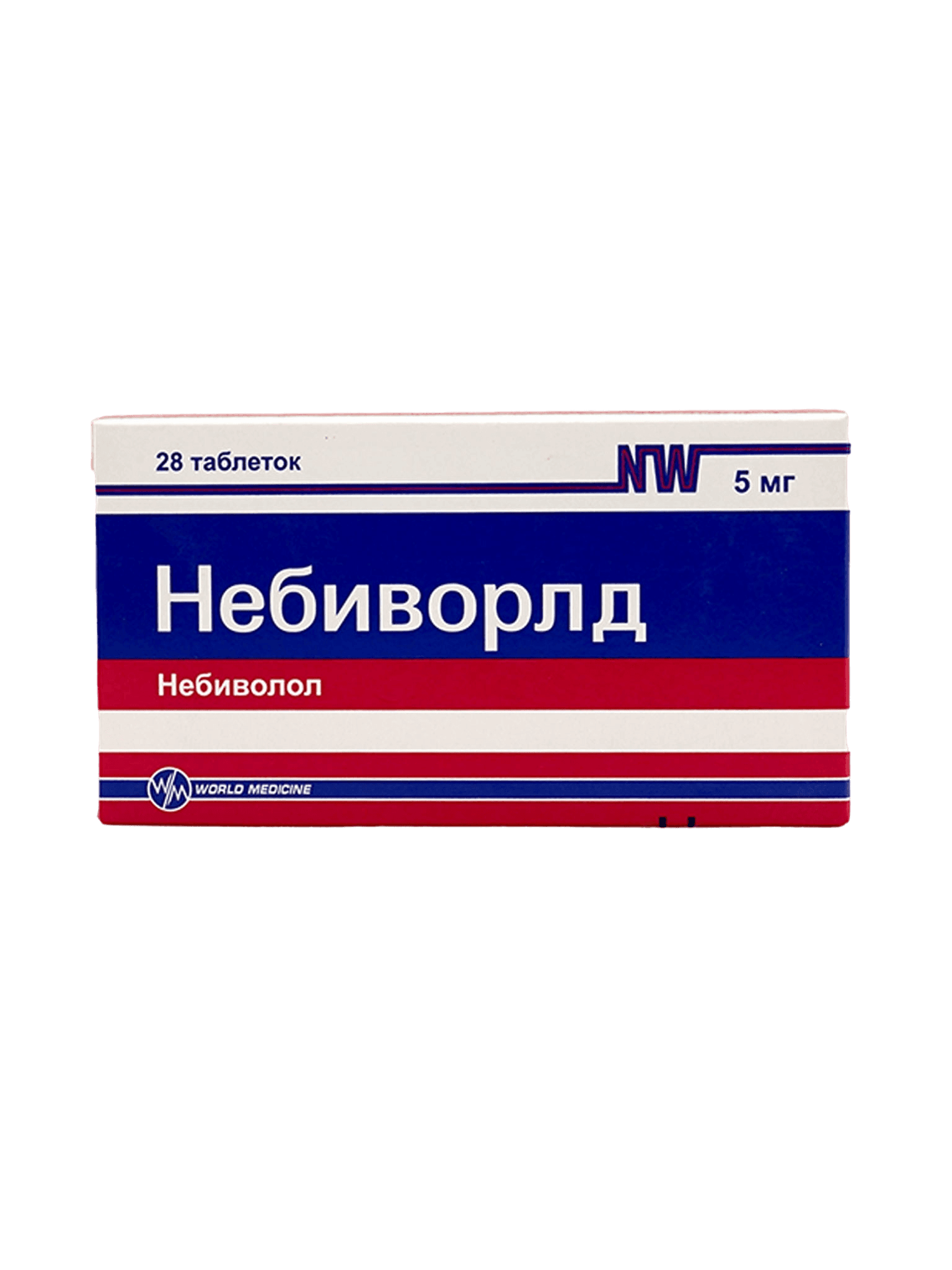 Небиворлд, 5 мг, таб. №28