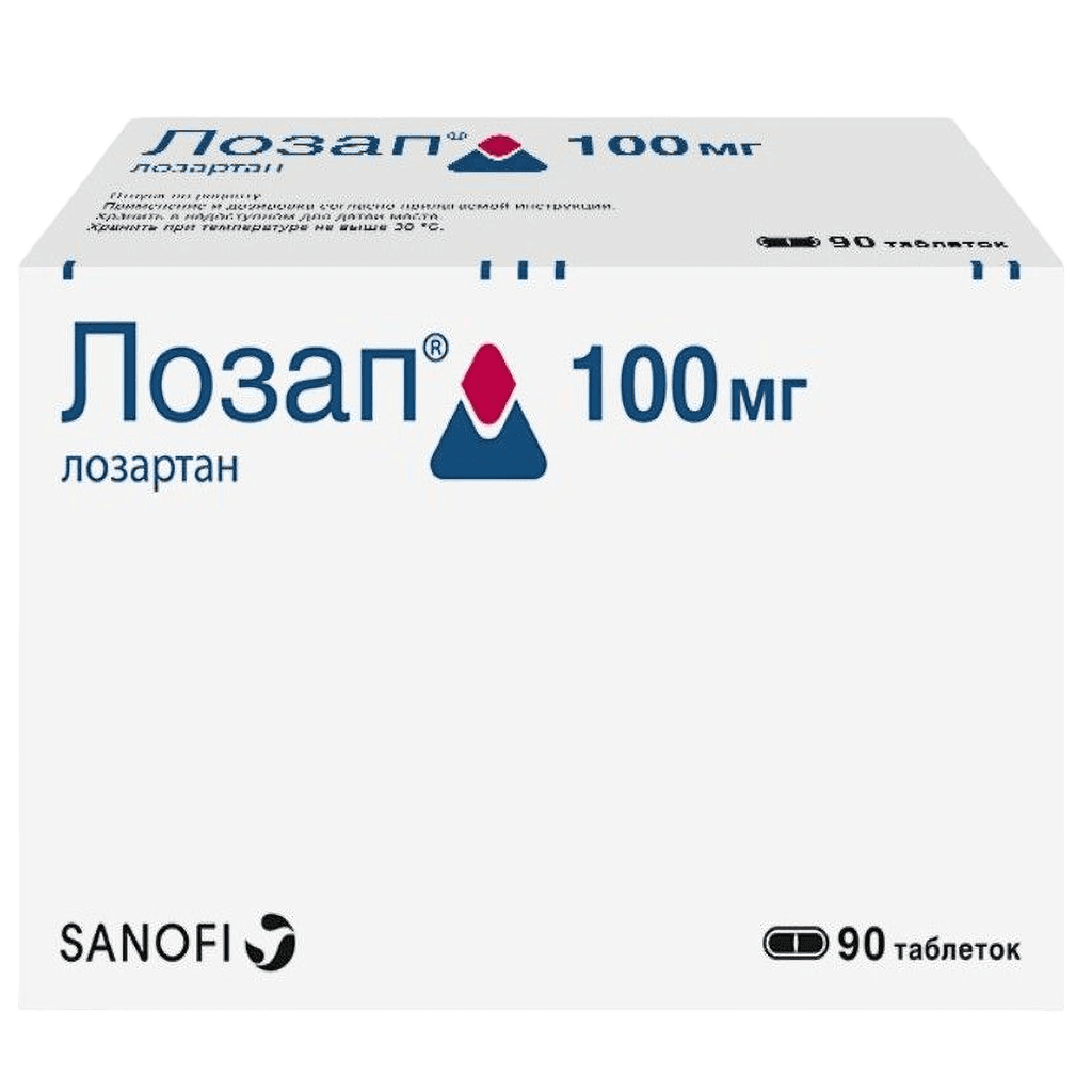 Лозап, 100 мг, таб. №90