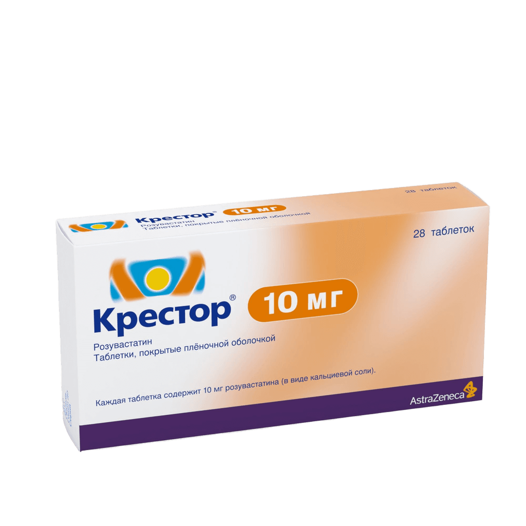 Крестор, 10 мг, таб. №28