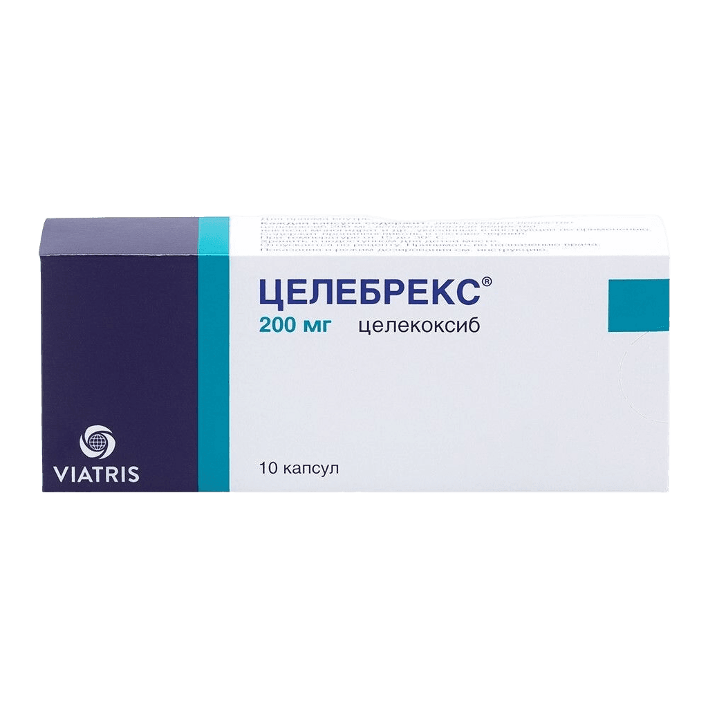 Целебрекс, 200 мг, капс. №10