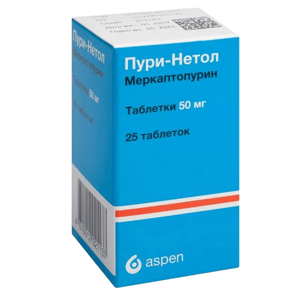 Пури-Нетол, 50 мг, таб. №25