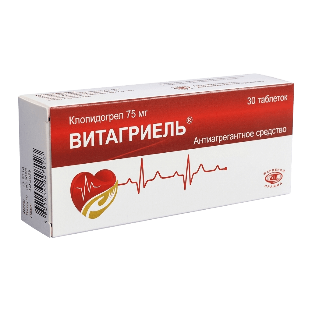 Витагриель, 75 мг, таб. №30