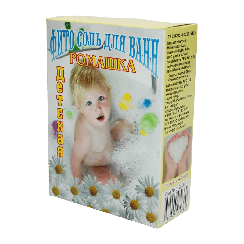 Фито соль для ванн детская, 500 г (Ромашка)