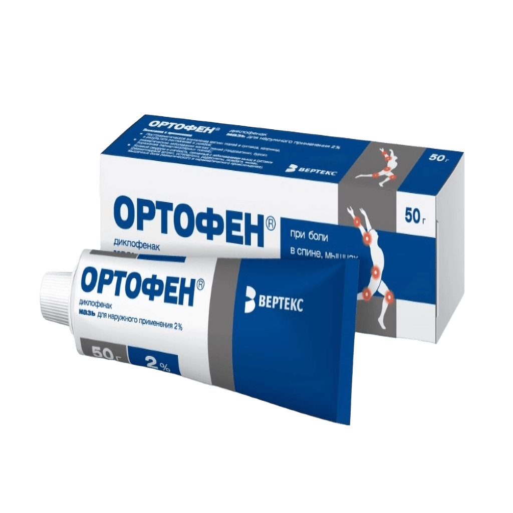 Ортофен, 2%, 50 г, мазь