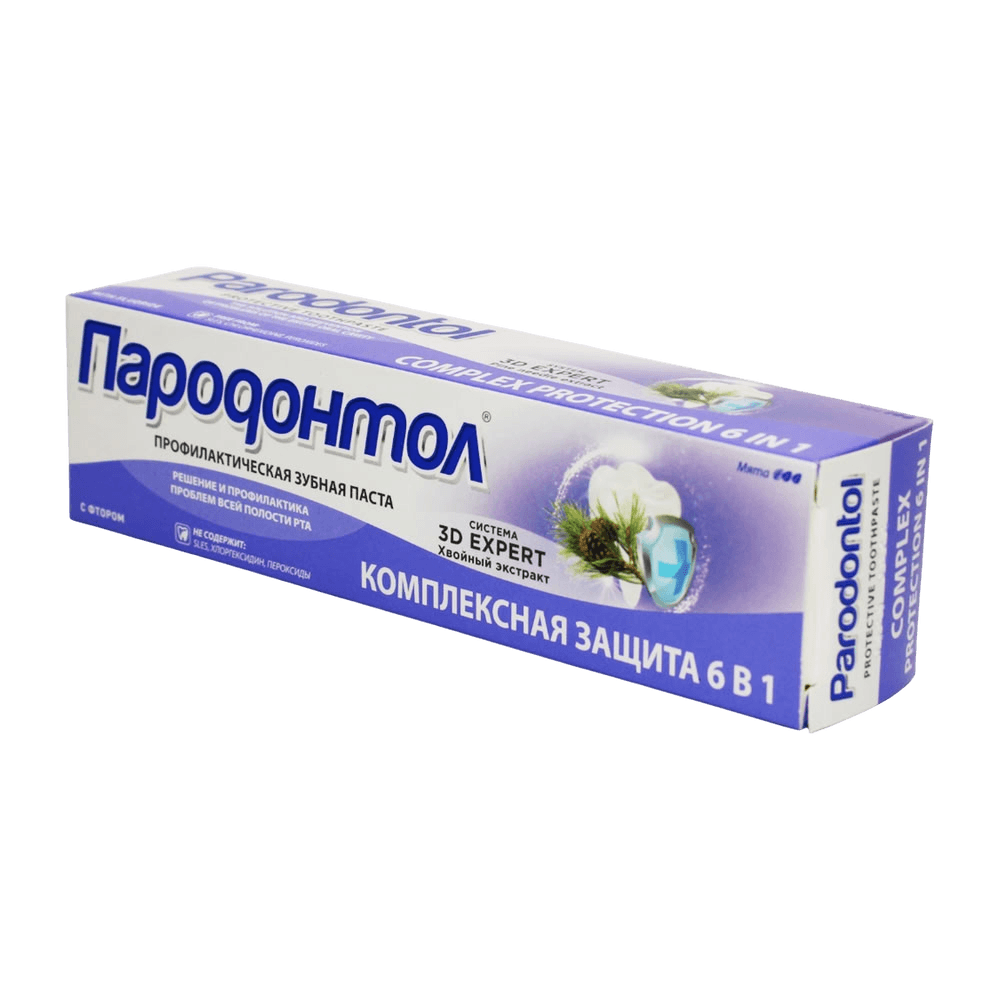 Зубная паста Пародонтол, Кора дуба 124 г