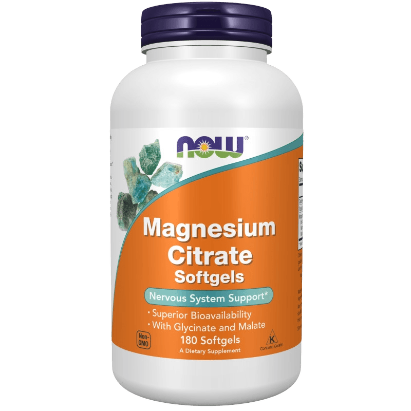 Магния цитрат (NOW Magnesium Citrate), капс. №180