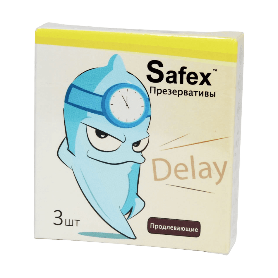 Презервативы Safex, Продлевающие, №3