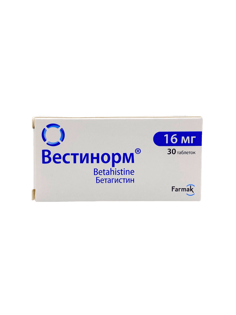 Вестинорм, 16 мг, таб. №30