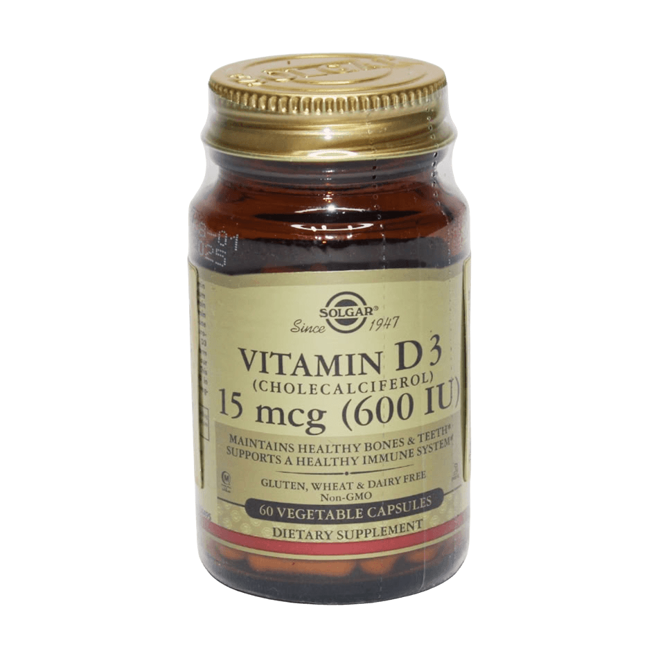 Витамин Д3 (Solgar Vitamin D3), 600 МЕ/15 мкг, капс. №60